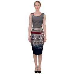 Patterned Tunnels On The Concrete Wall Sleeveless Pencil Dress by artworkshop