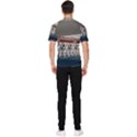 Patterned tunnels on the concrete wall Men s Short Sleeve Rash Guard View2