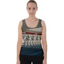 Patterned tunnels on the concrete wall Velvet Tank Top View1