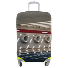 Patterned Tunnels On The Concrete Wall Luggage Cover (medium) by artworkshop