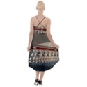 Patterned tunnels on the concrete wall High-Low Halter Chiffon Dress  View2