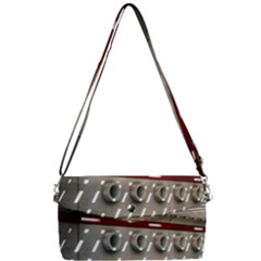 Patterned Tunnels On The Concrete Wall Removable Strap Clutch Bag by artworkshop