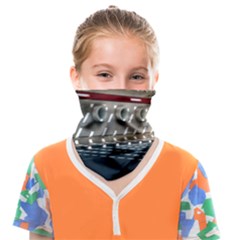 Patterned Tunnels On The Concrete Wall Face Covering Bandana (kids)