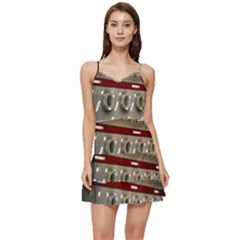 Patterned Tunnels On The Concrete Wall Short Frill Dress by artworkshop