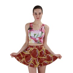 Cookies With Strawberry Jam Motif Pattern Mini Skirt by dflcprintsclothing