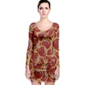 Cookies With Strawberry Jam Motif Pattern Long Sleeve Bodycon Dress View1