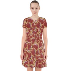 Cookies With Strawberry Jam Motif Pattern Adorable In Chiffon Dress