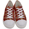 Cookies With Strawberry Jam Motif Pattern Men s Low Top Canvas Sneakers View1