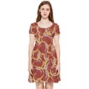 Cookies With Strawberry Jam Motif Pattern Inside Out Cap Sleeve Dress View1