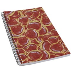 Cookies With Strawberry Jam Motif Pattern 5 5  X 8 5  Notebook by dflcprintsclothing