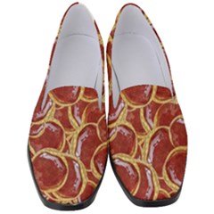 Cookies With Strawberry Jam Motif Pattern Women s Classic Loafer Heels by dflcprintsclothing