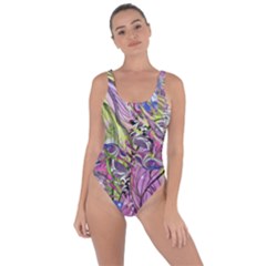 Abstract Intarsio Bring Sexy Back Swimsuit by kaleidomarblingart