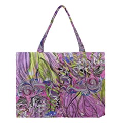 Abstract Intarsio Medium Tote Bag by kaleidomarblingart