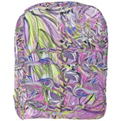 Abstract Intarsio Full Print Backpack by kaleidomarblingart