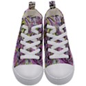 Abstract intarsio Kids  Mid-Top Canvas Sneakers View1