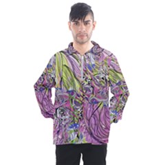 Abstract Intarsio Men s Half Zip Pullover by kaleidomarblingart