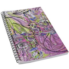 Abstract Intarsio 5 5  X 8 5  Notebook by kaleidomarblingart