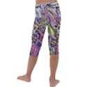 Abstract intarsio Kids  Lightweight Velour Capri Leggings  View4