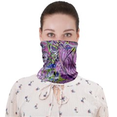 Abstract Intarsio Face Covering Bandana (adult) by kaleidomarblingart