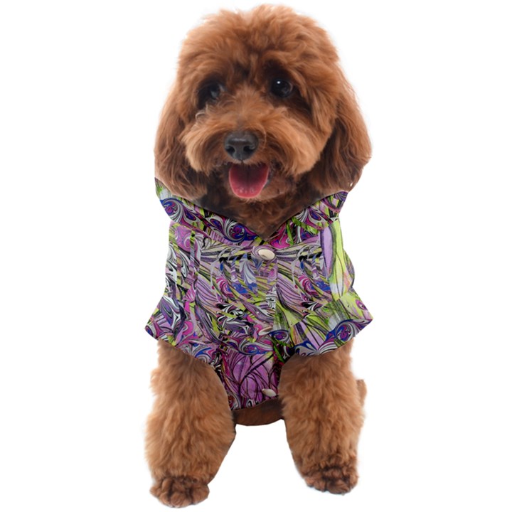 Abstract intarsio Dog Coat