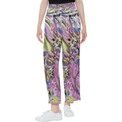 Abstract Intarsio Women s Pants  by kaleidomarblingart