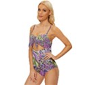 Abstract intarsio Knot Front One-Piece Swimsuit View2