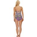 Abstract intarsio Knot Front One-Piece Swimsuit View4