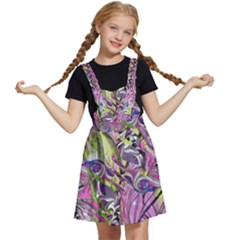 Abstract Intarsio Kids  Apron Dress by kaleidomarblingart