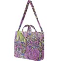 Abstract intarsio Square Shoulder Tote Bag View1