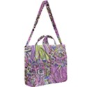 Abstract intarsio Square Shoulder Tote Bag View2