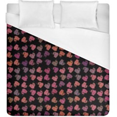 Mixed Colors Flowers Motif Pattern Duvet Cover (king Size) by dflcprintsclothing