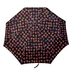 Mixed Colors Flowers Motif Pattern Folding Umbrellas by dflcprintsclothing