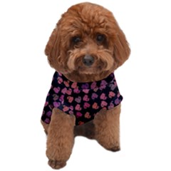 Mixed Colors Flowers Motif Pattern Dog T-shirt by dflcprintsclothing