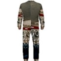 Patterned tunnels on the concrete wall OnePiece Jumpsuit (Men) View2