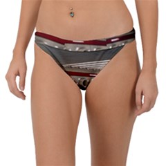 Patterned Tunnels On The Concrete Wall Band Bikini Bottom by artworkshop