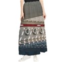 Patterned tunnels on the concrete wall Maxi Chiffon Skirt View1