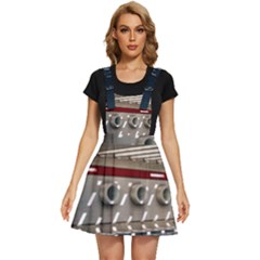 Patterned Tunnels On The Concrete Wall Apron Dress by artworkshop