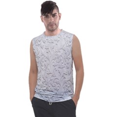 Plaster Background Floral Pattern Men s Regular Tank Top by artworkshop