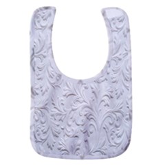 Plaster Background Floral Pattern Baby Bib by artworkshop