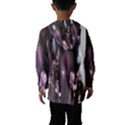 Purple Flower Pattern Kids  Hooded Windbreaker View2