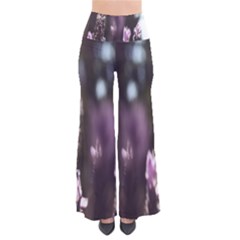 Purple Flower Pattern So Vintage Palazzo Pants