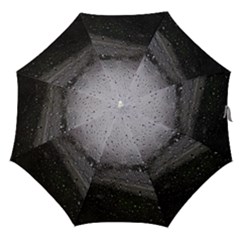 Rain On Glass Texture Straight Umbrellas by artworkshop