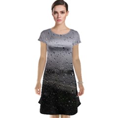 Rain On Glass Texture Cap Sleeve Nightdress by artworkshop