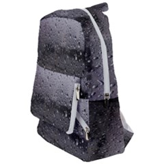 Rain On Glass Texture Travelers  Backpack by artworkshop