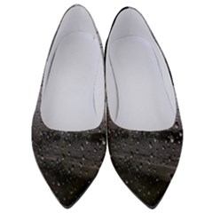 Rain On Glass Texture Women s Low Heels