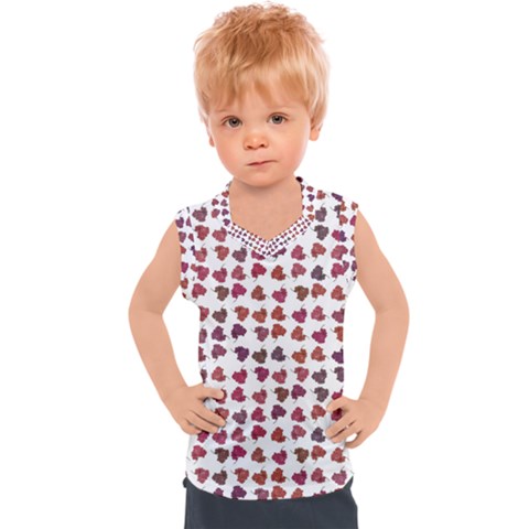 Mixed Colors Flowers Bright Motif Pattern Kids  Sport Tank Top by dflcprintsclothing