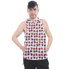 Mixed Colors Flowers Bright Motif Pattern Men s Sleeveless Hoodie by dflcprintsclothing