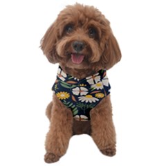 Flower Grey Pattern Floral Dog Sweater by Dutashop