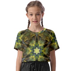 Fractal-fantasy-design-background- Kids  Basic Tee by Vaneshart