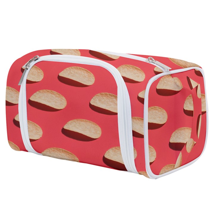 Stackable Chips In Lines Toiletries Pouch